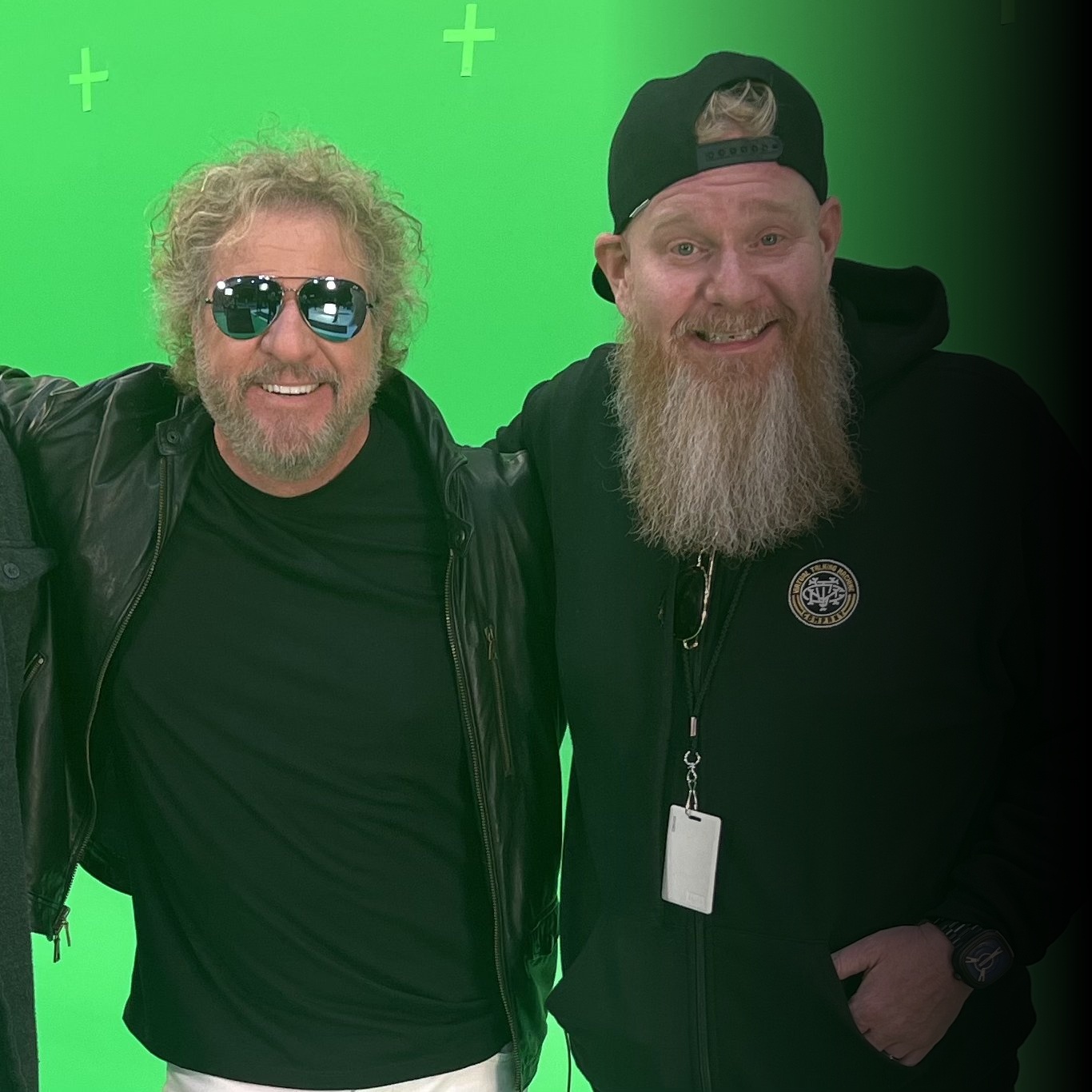 Sammy Hagar and Chris Kurtz